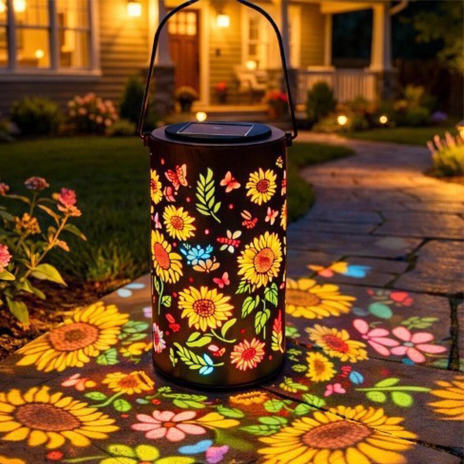 Outdoor Lighting Tree - Ayçiçeği Güneş Enerjili Fener Hava Koşullarına