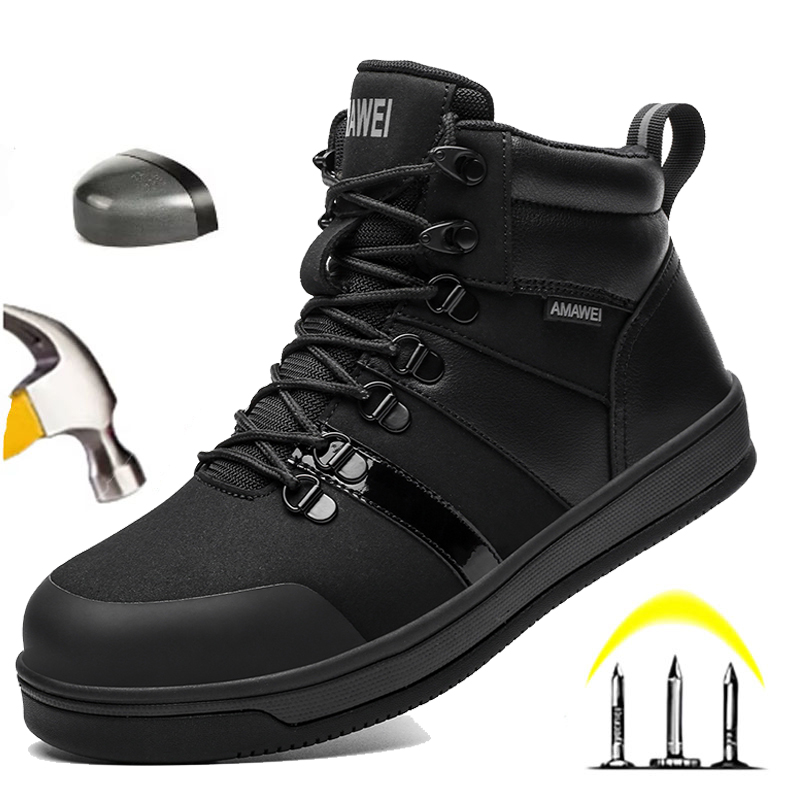 Outdoor Lighting Uplight - MenSteel Toe Güvenlik İş Botları Anti-Smash