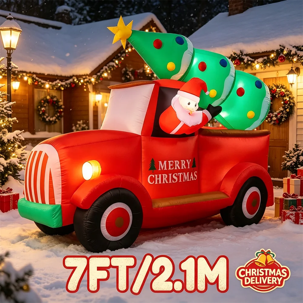 Outdoor Lighting Tree - 7FT Işıklı Noel Şişme Modeli Dev
