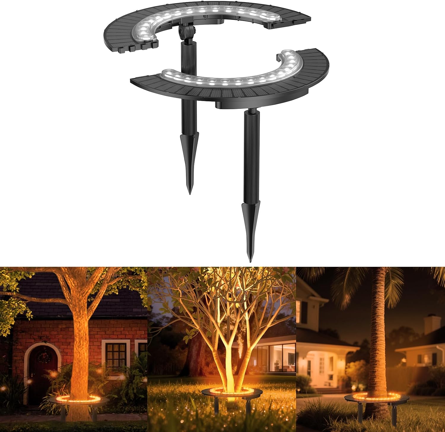 Outdoor Lighting Tree - Güneş Enerjili Palmiye Ağacı Lambası Kablosuz