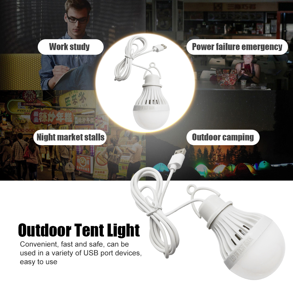 Outdoor Lighting Quotes - USB Ampul LED Kamp Lambası Taşınabilir