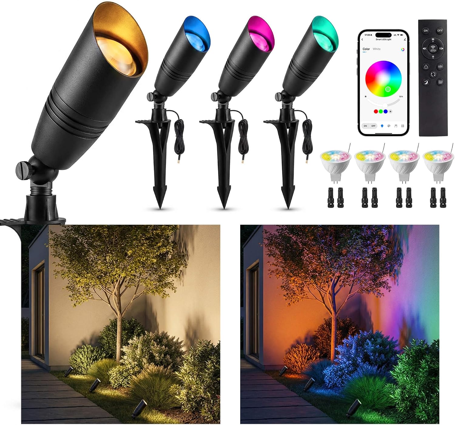 Outdoor Lighting Tree - Düşük Voltajlı Dış Mekan RGBCW Peyzaj