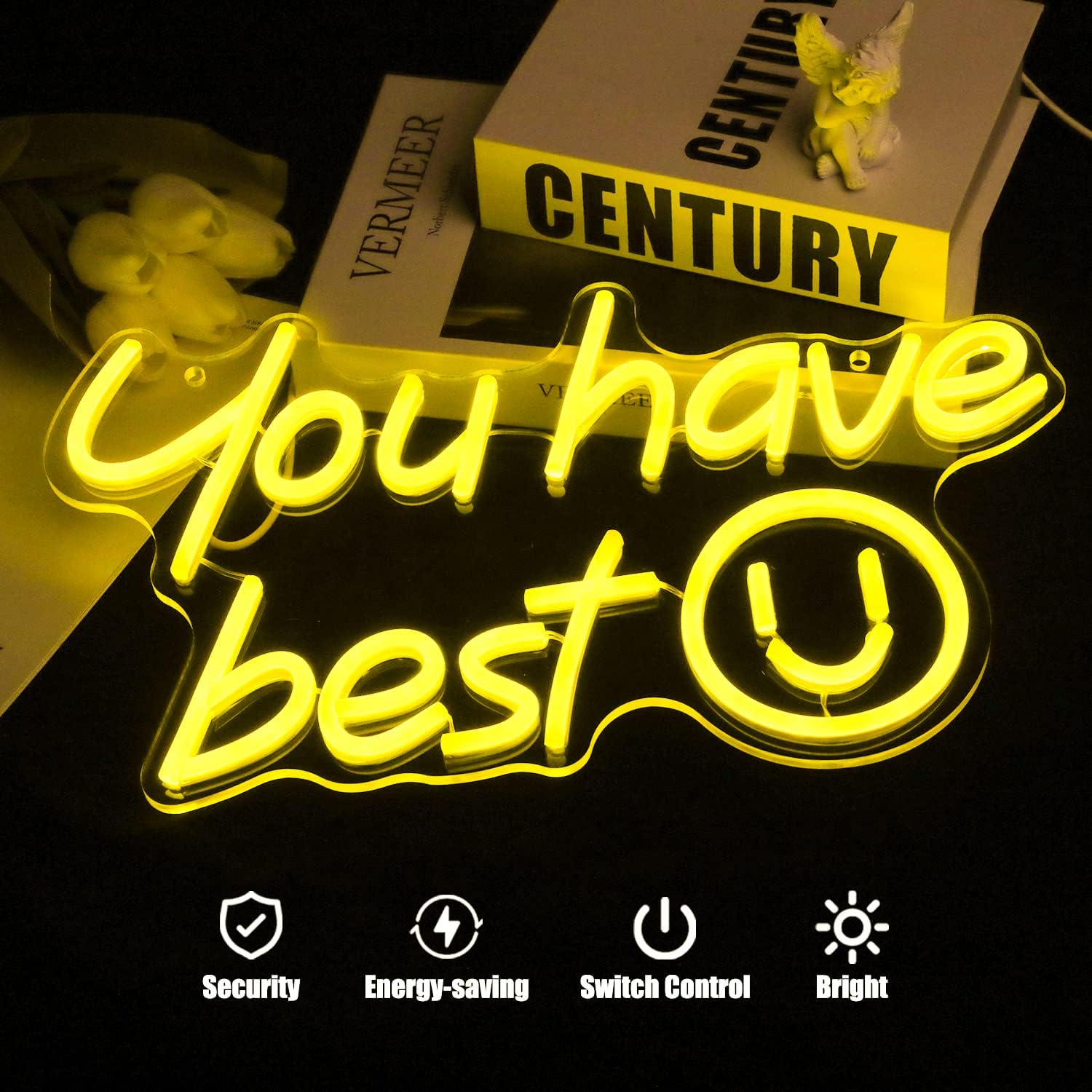 Outdoor Lighting Quotes - En Güzel Gülüşünüz Neon Tabelası Sarı