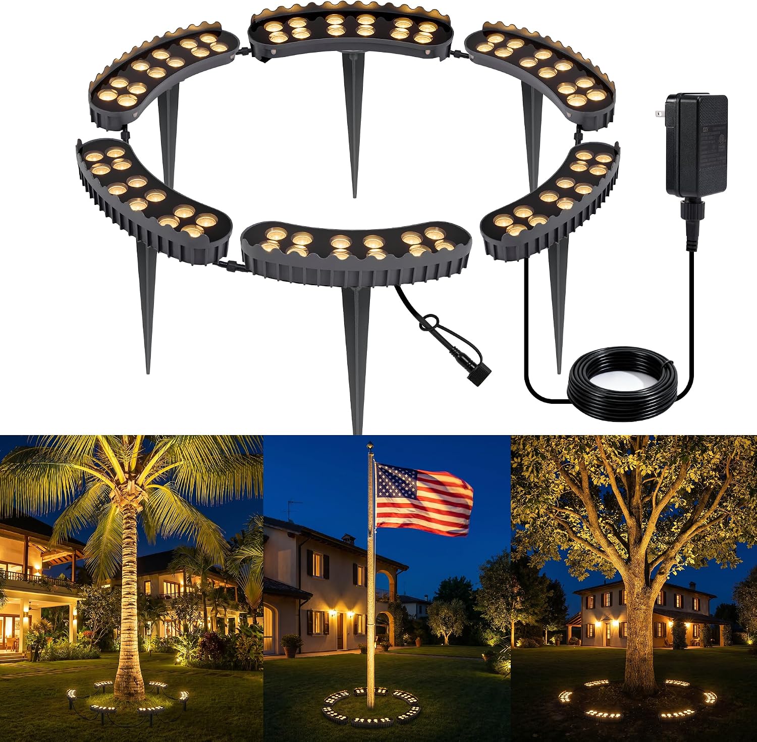 Outdoor Lighting Tree - Dış Mekan Ağaç Aydınlatma Seti 6'lı