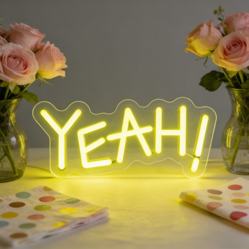 Evet Neon Tabela LED Işık Komi - Outdoor Lighting Quotes incelemesi ve fiyatı