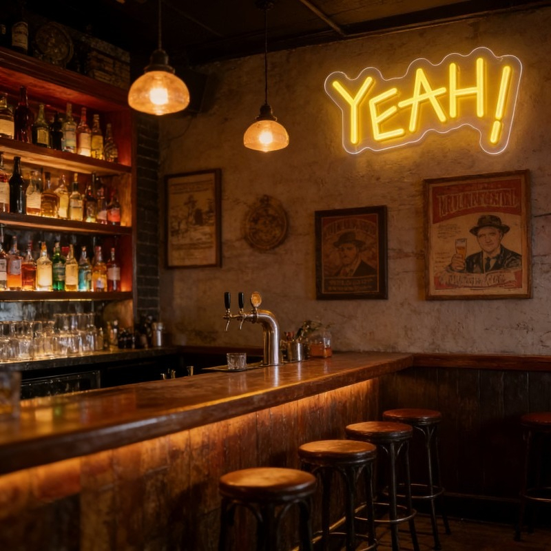 Evet Neon Tabela LED Işık Komi - Outdoor Lighting Quotes incelemesi ve fiyatı