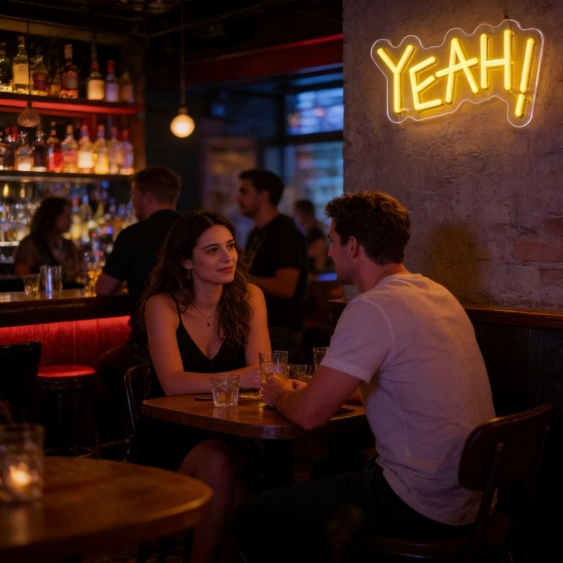 Evet Neon Tabela LED Işık Komi - Outdoor Lighting Quotes incelemesi ve fiyatı