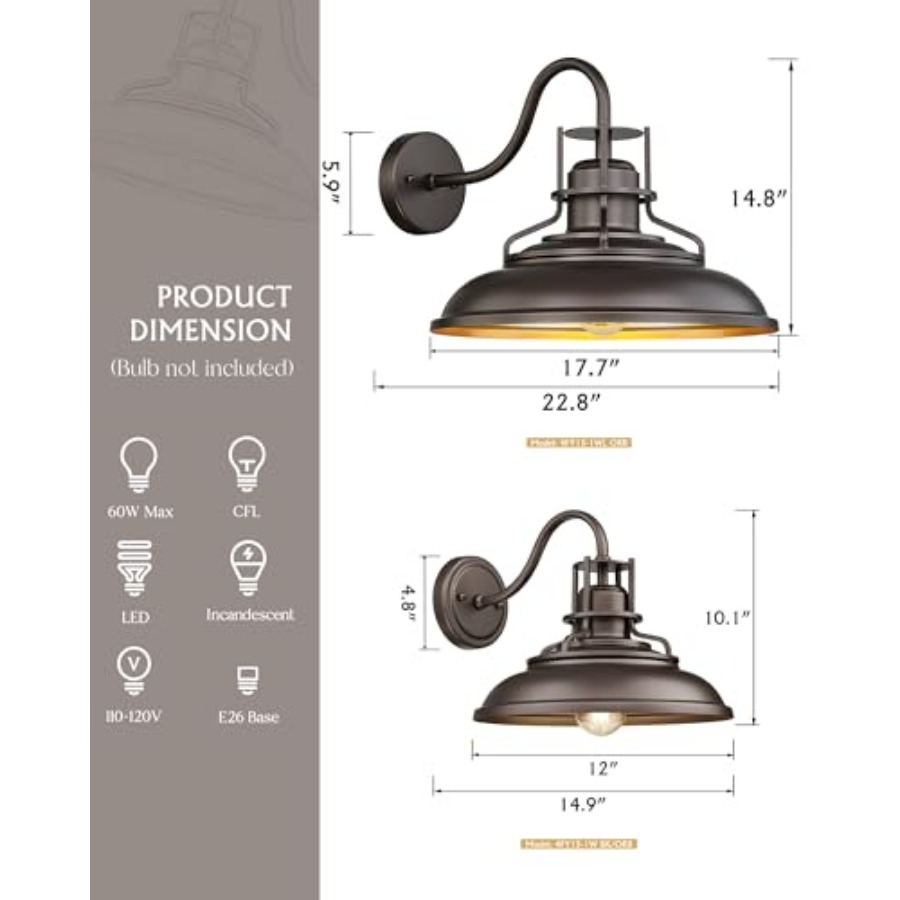 Dış Mekan Ahır Aydınlatma Arma - Outdoor Lighting Sconce incelemesi ve fiyatı