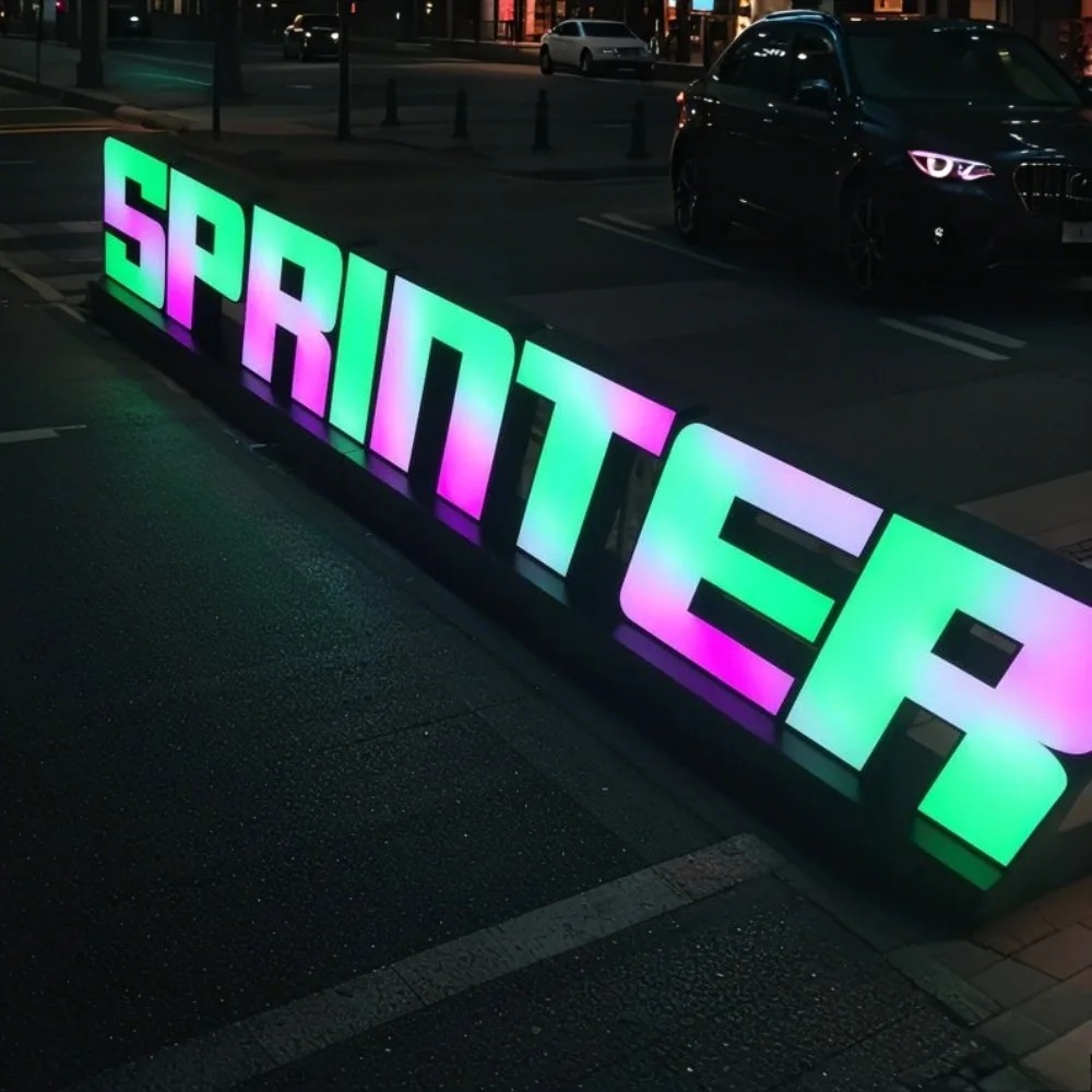 Özel RGB Metal LED Tabela Duva - Outdoor Lighting For Store incelemesi ve fiyatı