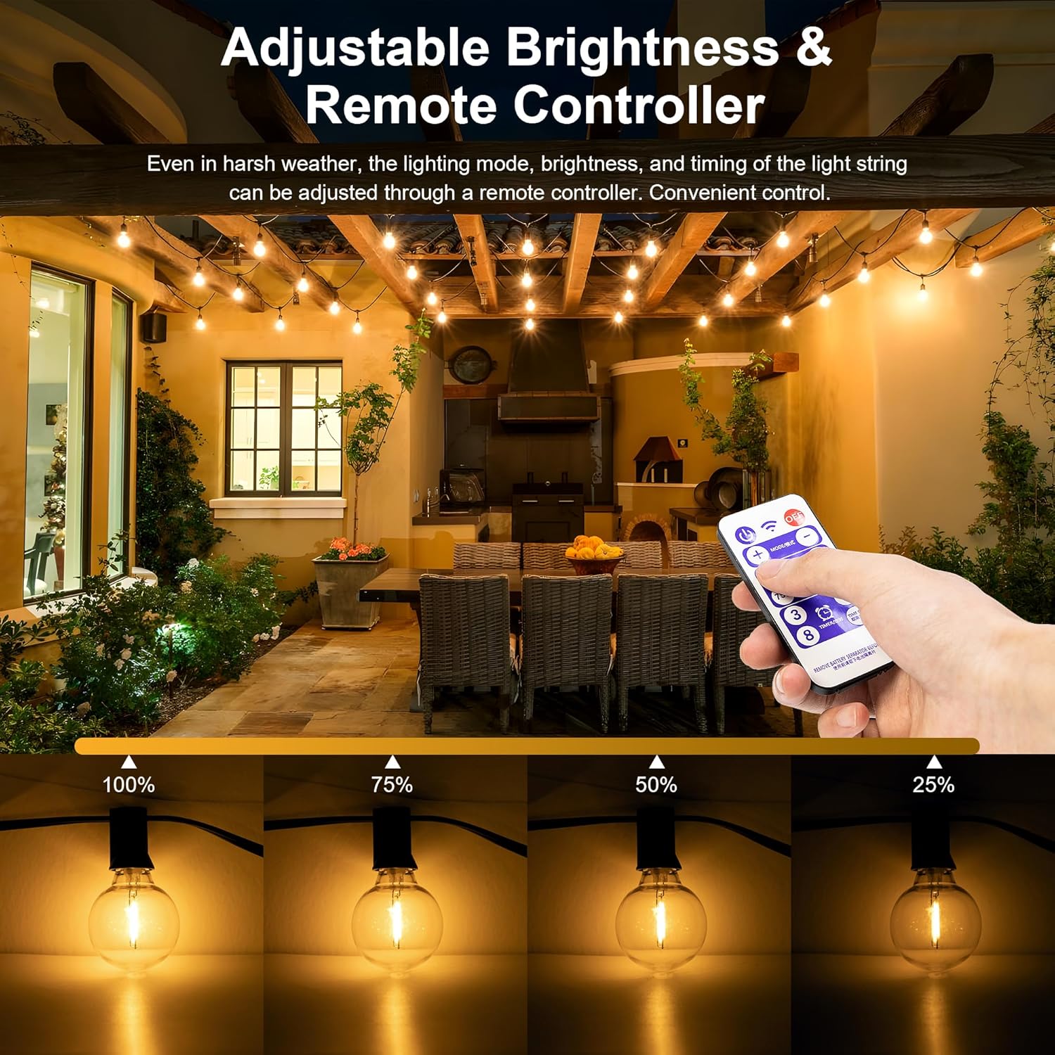 Güneş Enerjili Dize Işıklar LE - String Light Bistro incelemesi ve fiyatı