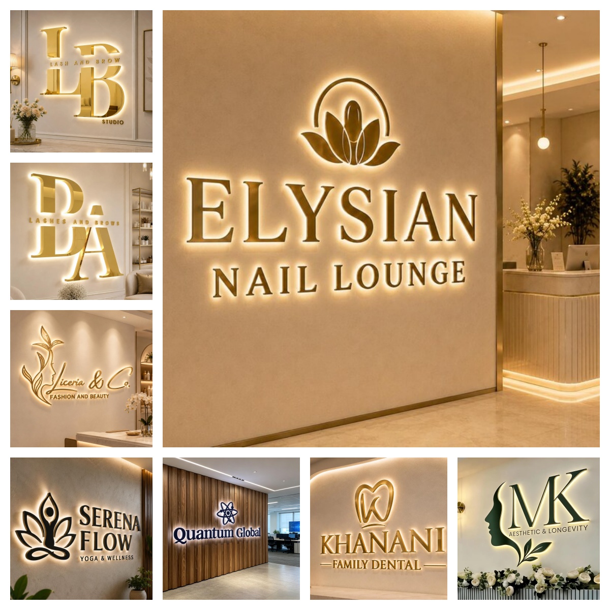 Özel İş Logosu Işıklı Metal Ta - Outdoor Lighting Logo incelemesi ve fiyatı