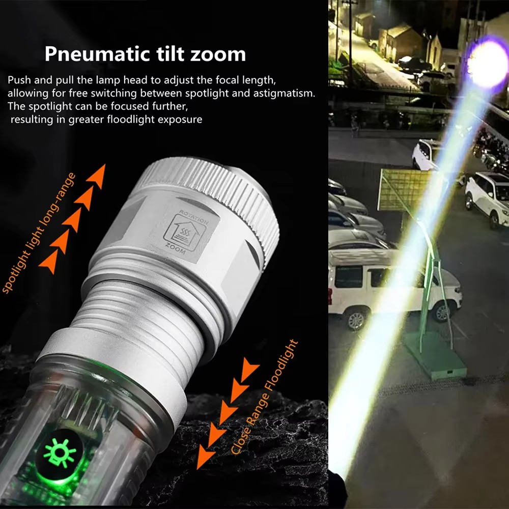 Yan Işıklı Güçlü LED El Feneri - Outdoor Lighting The Range incelemesi ve fiyatı