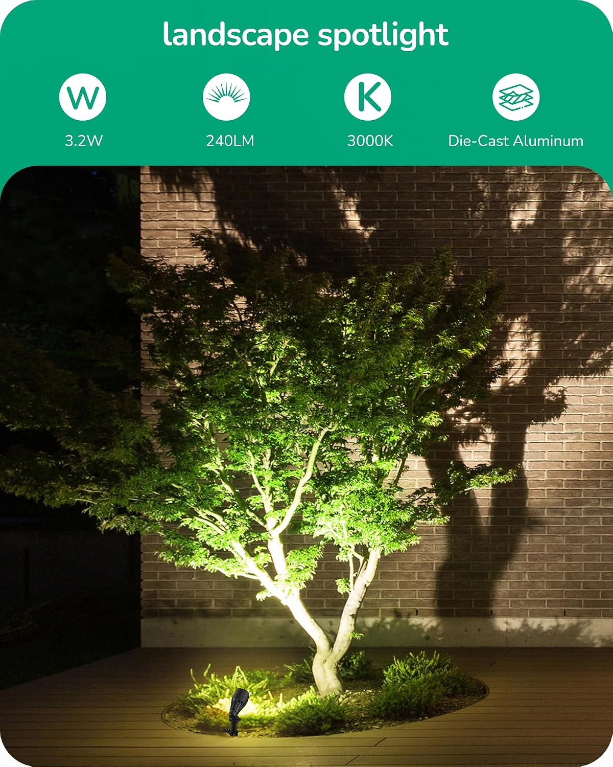 Düşük Voltajlı Spot Işık Alümi - Outdoor Lighting Tree incelemesi ve fiyatı