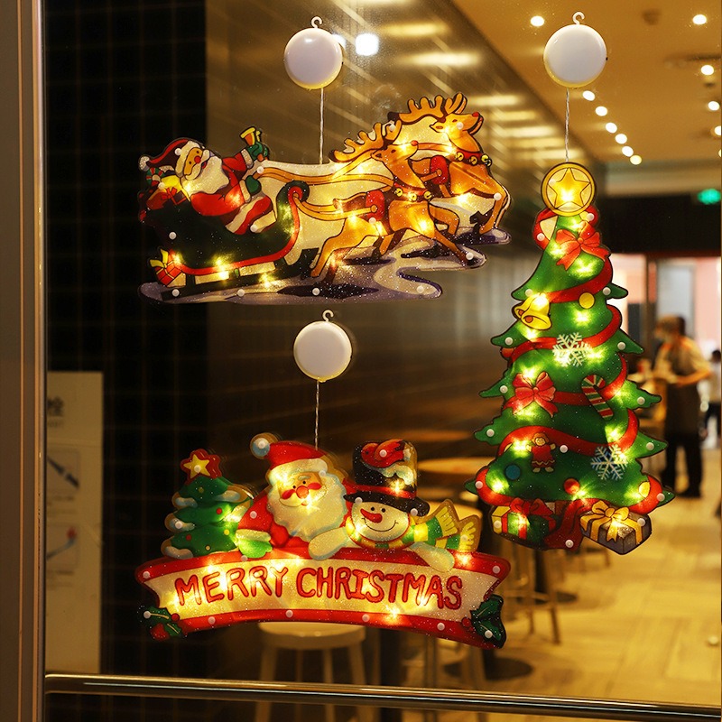1-10 adet Noel Tatili Pencere  - Outdoor Lighting For Store incelemesi ve fiyatı