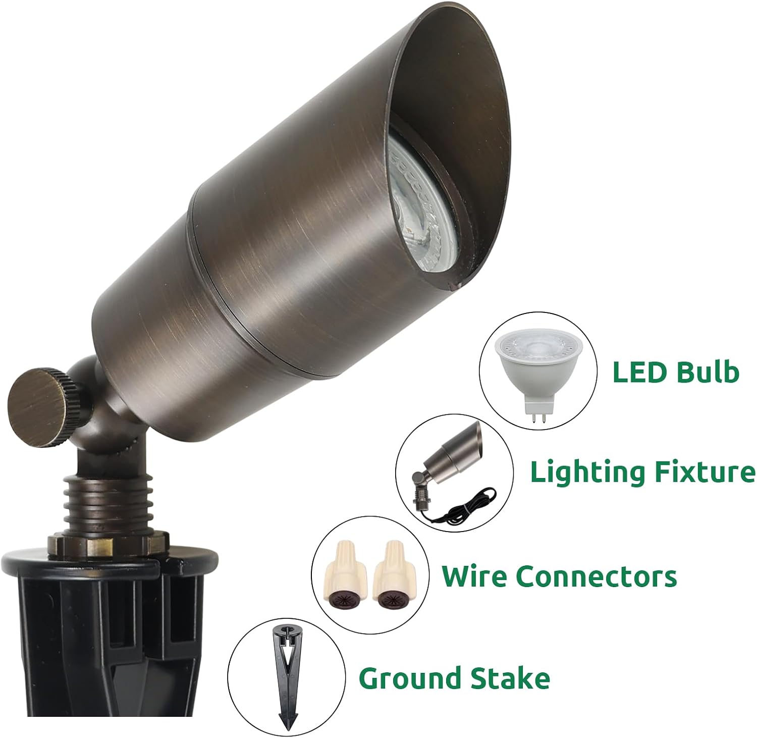 Masif Pirinç Peyzaj LED Spot I - Outdoor Lighting Tree incelemesi ve fiyatı