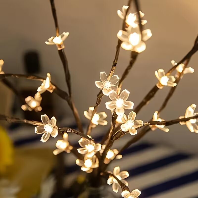 1/2 adet 20LED kiraz çiçeği ağ - Outdoor Lighting Tree incelemesi ve fiyatı