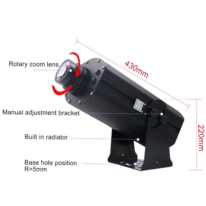 Yufan 200w Gobo Projektör Dış  - Outdoor Lighting Logo incelemesi ve fiyatı