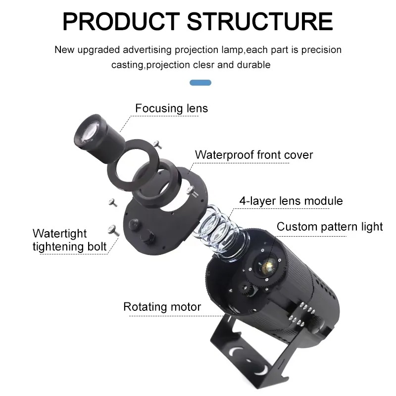 Yufan 200w Gobo Projektör Dış  - Outdoor Lighting Logo incelemesi ve fiyatı